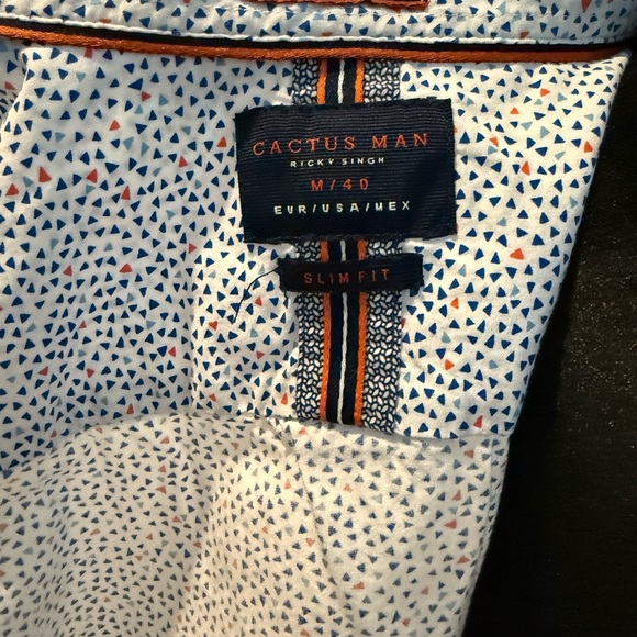 Men’s Cactus Man Button Down Print Shirt - Picture 5 of 5